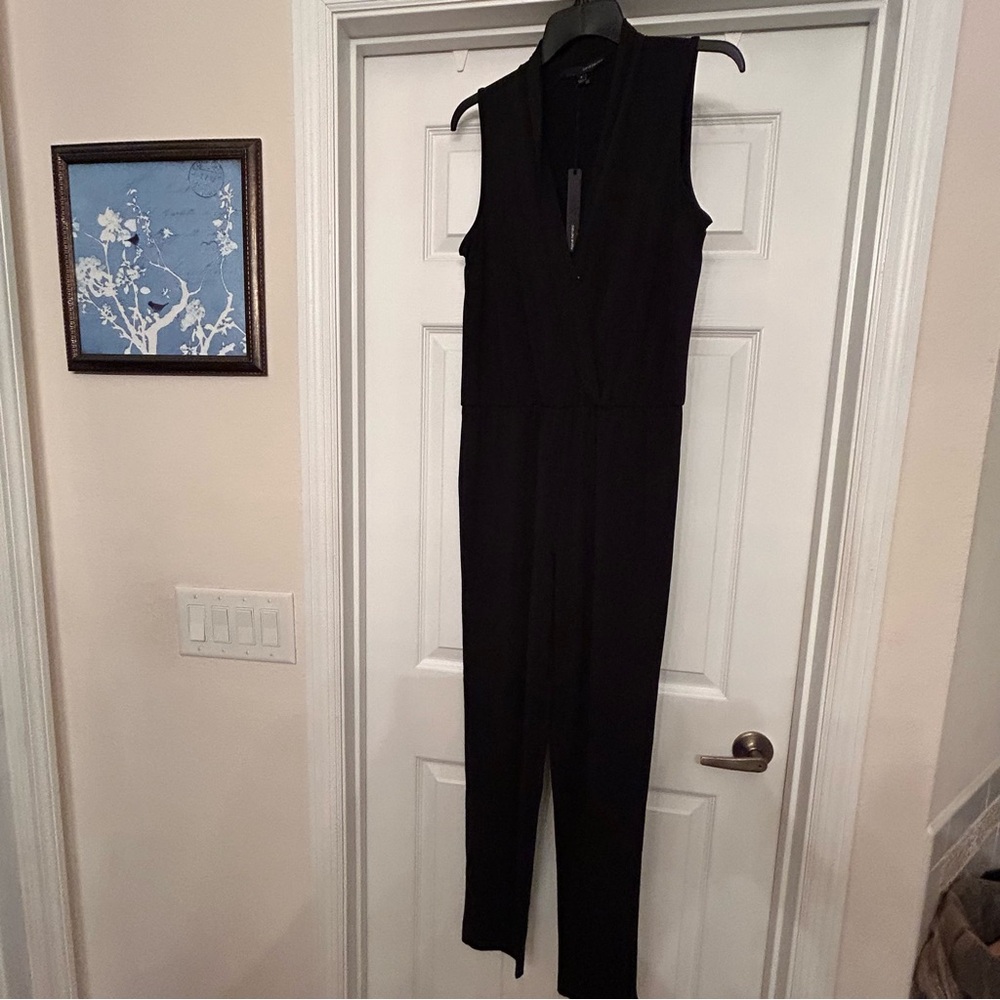 Harve Benard Black Straight Leg Jumpsuit Size S 🆕
